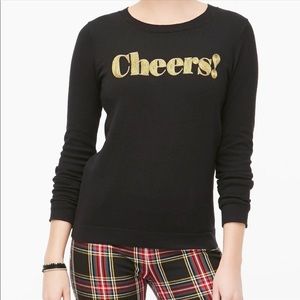J. Crew Cheers Embroidered Teddie Sweater